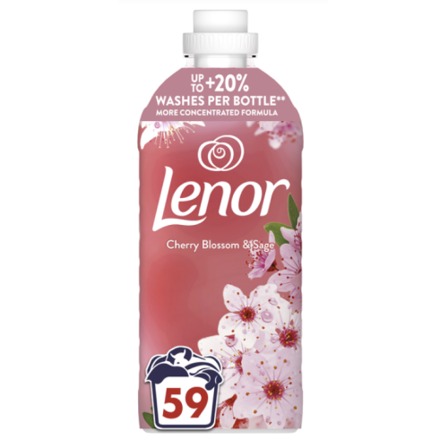 Lenor Perfume Therapy Calm Cherry Blossom & Sage, кондиционер для белья, 59 стирок