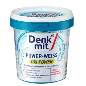 Порошок для выведения пятен с белых тканей Denkmit Power-Weiss Oxi-Power, 750 г.