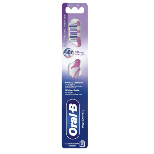 Зубна щітка Oral-B Pro 3D White, середня жорсткість