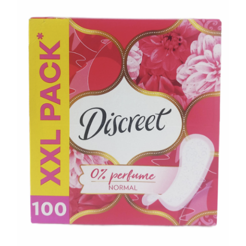 Ежедневные прокладки Discreet Normal 0% Perfume, 100 шт