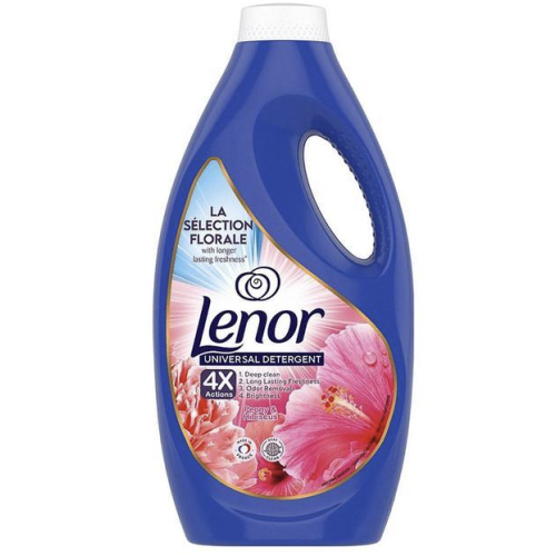 Гель для стирки Lenor Universal Detergent Peony & Hibiscus La Sélection Florale, 3 л (60 стирок)
