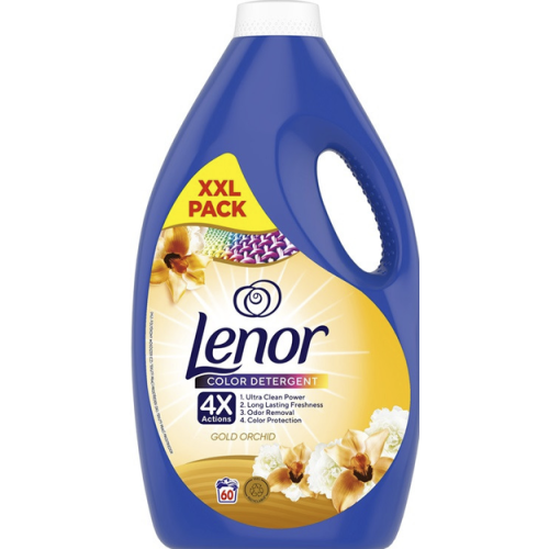 Гель для стирки цветного белья Lenor Color Detergent Gold Orchid, 3 л (60 стирок)