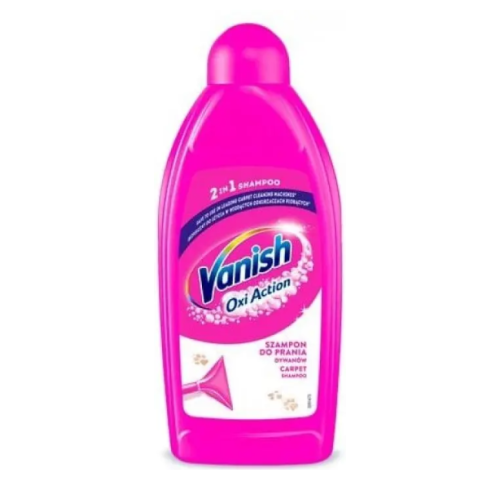 Vanish Oxi Action шампунь для чистки ковров и мебельной ткани, 450 мл