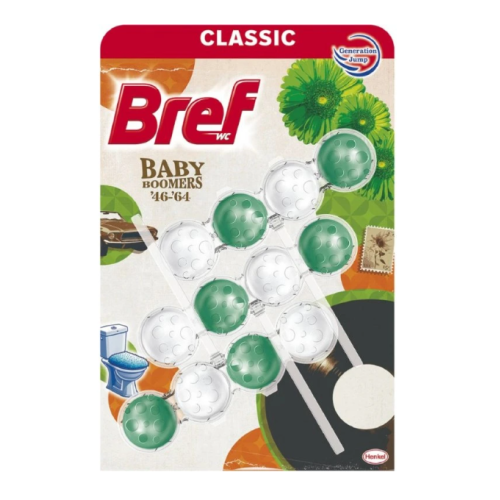 Туалетные блоки Bref Baby Boomers 3×50 г