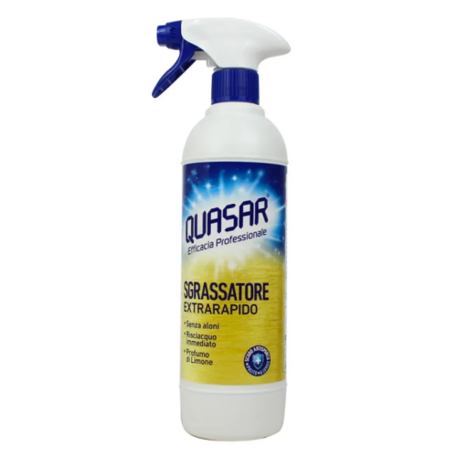 Обезжириватель для твёрдых поверхностей Quasar extra rapido, 580 мл