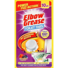 Таблетки для чистки унитаза Elbow Grease Ягодный взрыв, 10 шт × 30 г