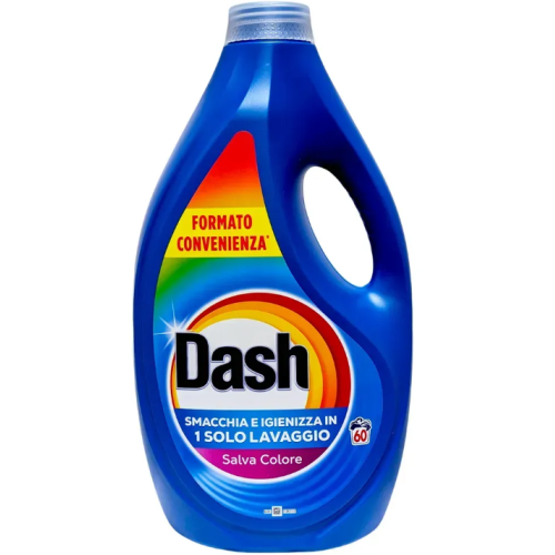 Жидкое средство для стирки Dash Salva Colore, 60 стирок, 2,7л.