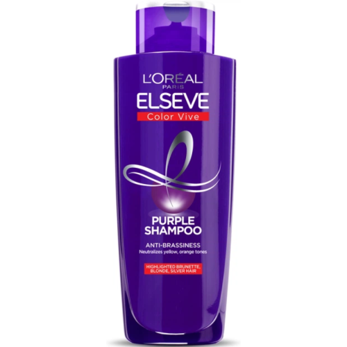 Тонувальний шампунь L'Oreal Paris Elseve Color Vive Purple для освітленого та мелірованого волосся, 200 мл