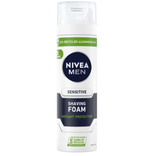 Пена для бритья NIVEA MEN для чувствительной кожи, 200 мл