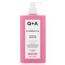 Витаминизированное масло для душа Q+A Vitamin A.C.E Cleansing Shower Oil, 250 мл