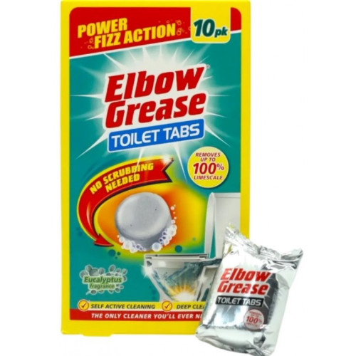 Таблетки для чистки унитаза Elbow Grease Эвкалипт 10 шт х 30 г