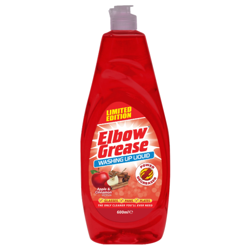 Жидкость для мытья посуды Elbow Grease Яблоко и Корица, 600 мл