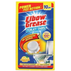 Таблетки для чистки унитаза Elbow Grease Лимон, 10 шт х 30 г