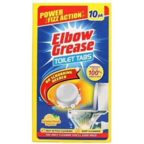 Таблетки для чистки унитаза Elbow Grease Лимон, 10 шт х 30 г