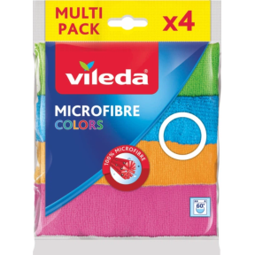 Салфетка микрофибра Vileda Microfibre Color, 4 шт