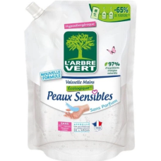 L'Arbre Vert Жидкость для мытья посуды Sensitive запасной блок 1 л