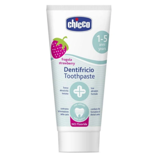 Зубная паста Chicco без фтора Клубника 1–5 лет 50 мл