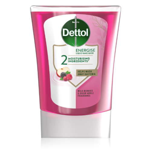 Наполнитель для бесконтактного дозатора мыла Dettol Energise Wild Berries & Crisp Apple 250 мл