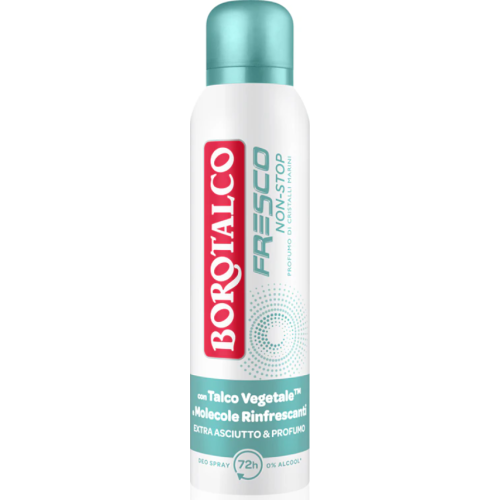 Дезодорант-спрей Borotalco Non-Stop Fresh Sea Crystals 72 год