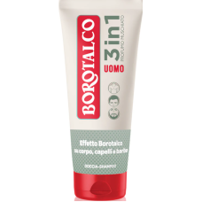 Borotalco MEN 3 in 1 Musk гель для душа для лица, тела и волос 200 мл