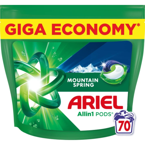 Капсулы для стирки Ariel Pods All-in-1 Горный источник 70 шт