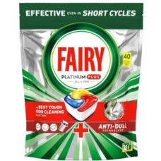 Капсули для посудомийної машини Fairy Platinum Plus Лимон, 40 капсул