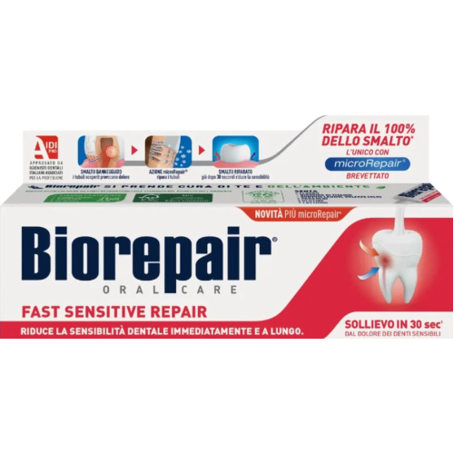 Зубная паста Biorepair Sensetive Быстрое избавление от чувствительности 75 мл