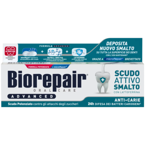 Зубна паста Biorepair Oral Care Pro Scudo Attivo Досконалий захист, 75 мл
