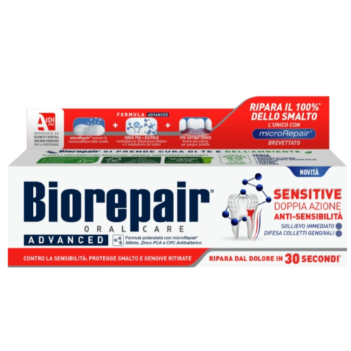Зубна паста Biorepair "Швидке позбавлення чутливості Адвансед" 75 мл