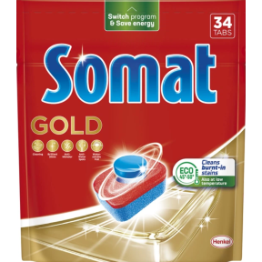 Таблетки для посудомоечной машины Somat Gold, 34 шт