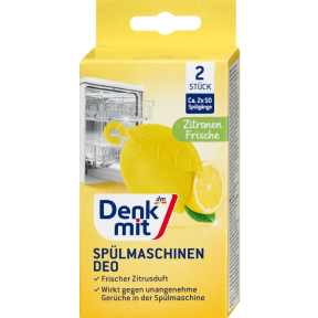 Освежитель для посудомоечной машины DenkMit Lemon Fresh 2в1, 2 шт