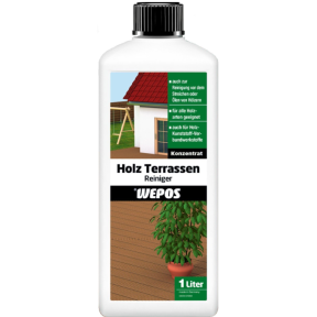 Средство для очистки деревянных террас WEPOS, 1 л