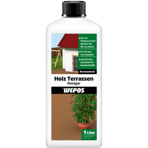 Средство для очистки деревянных террас WEPOS, 1 л
