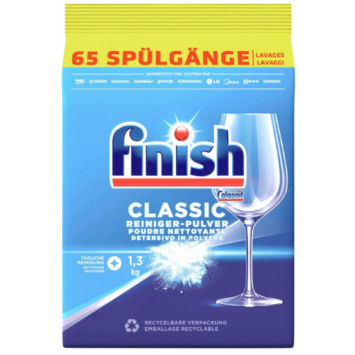 Порошок для посудомоечной машины Finish Classic, 1,3 кг (≈65 моек)