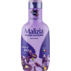 Гель-пена для душа и ванны Malizia Bath Foam Iris Petals (Лепестки ириса), 1 л