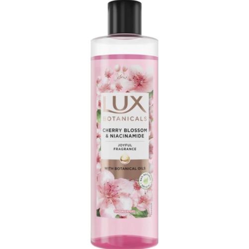 Гель для душа Lux Botanicals Цветение вишни & Ниацинамид, 480 мл