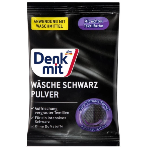 Восстанавливающий порошок для черного белья Denkmit Wasche Schwarz Pulver, 50 г