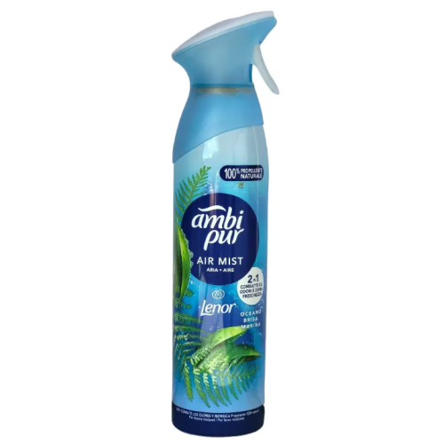 Освежитель воздуха Ambi Pur Air Mist Lenor Океанский бриз, 185 мл