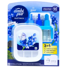 Электрический диффузор Ambi Pur Lenor 3Volution Fresh Capri Breeze, 20 мл (устройство + сменный баллон)