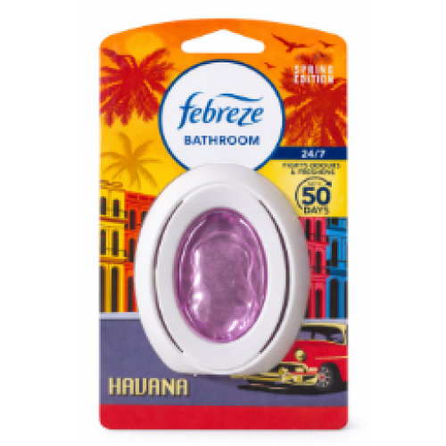 Освежитель для ванной комнаты Febreze Bathroom Havana (Spring Edition), 7.5 мл