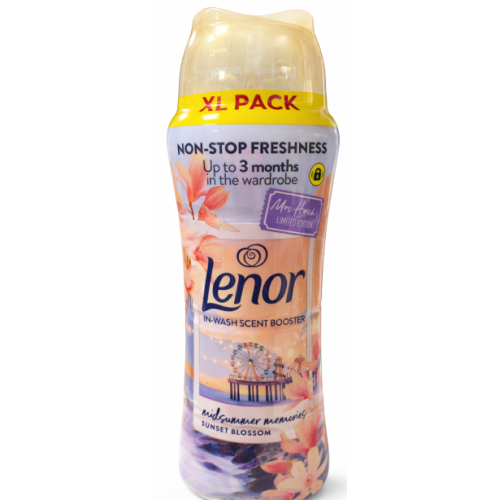 Парфюмированные гранулы для стирки Lenor In-Wash Scent Booster Sunset Blossom, XL Pack, 495 гр