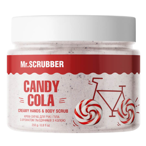 Крем-скраб для рук и тела Mr.SCRUBBER Candy Cola с ароматом леденцов с колой, 250 гр.