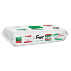 Вологі серветки для швабри Sleepy Easy Clean Біле мило, 50 шт, зелені