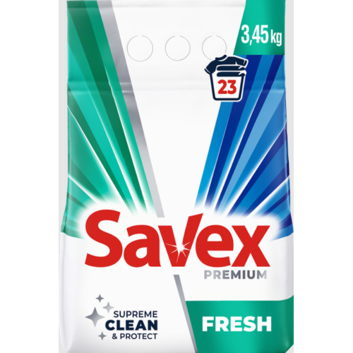 Стиральный порошок Savex Premium Fresh 3.45 кг