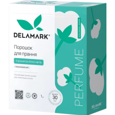 Порошок бесфосфатный концентрат DeLaMark Universal с ароматом белых цветов, 1 кг