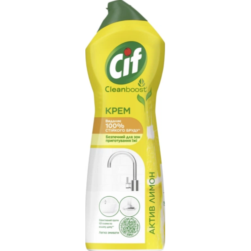 Универсальный чистящий крем Cif Crema Limone, 750 мл