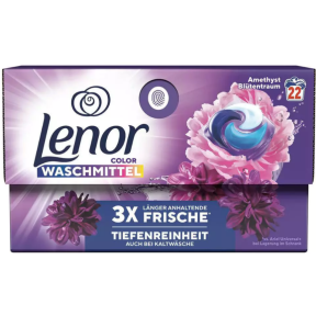 Капсулы для стирки цветного белья Lenor Аметист, 22 шт