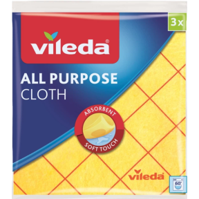Салфетки для уборки Vileda All Purpose Cloths универсальные, 3 шт