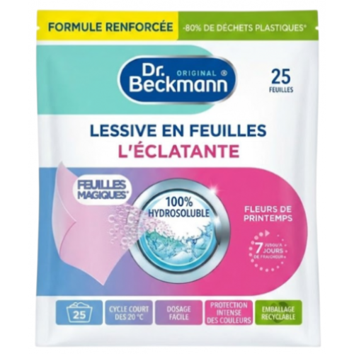 Салфетки для стирки Dr. Beckmann Magic Leaves для цветных тканей, 25 шт