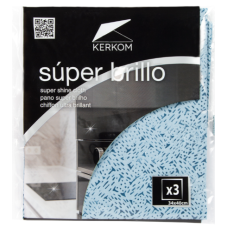Полировочные салфетки Kerkom Super Brillo 34 × 40 см, 3 шт